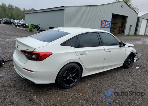 2023 Honda Civic Sport из США, поврежденный, VIN 2HGFE2F57PH109766